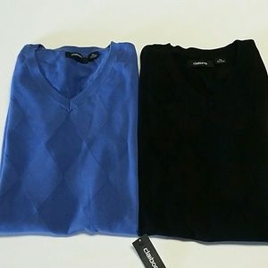 Two Claiborne Men's Sweater Vests XXL(lot of 2)NWT